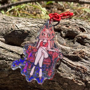 Charlie Morningstar pinup keychain