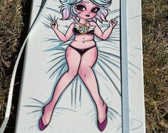 Emberlynn A5 Sketchbook: Pin-Up Art, Elastic Closure