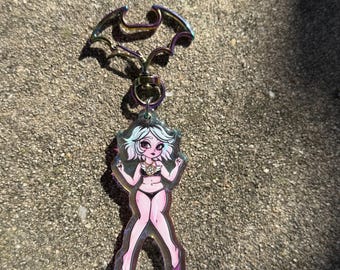 Emberlynn pinup keychain