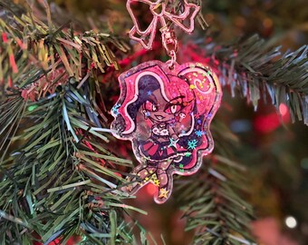 velvet Doll chibi holo keychain