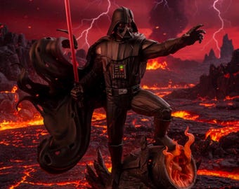 Handgezeichend Darth Vader in 1:4 ! | Verzamelobjekt Spiel-, Film- en Stripfiguren | Gedetailleerd beeldje voor verzamelaars