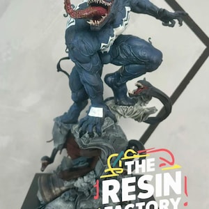 Statue peinte à la main en résine venin 1:6 | Jeu, film et personnage de bande dessinée à collectionner | Pièces magnétiques | Figurine détaillée pour collectionneurs