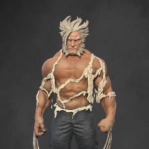 Hand-Painted Old man Logan / wolverine Resin Statue 1:4! | Game, Movie, and Comic Character Collectible | Detailed Figurine for Collectors