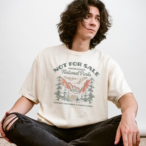 Protect Our National Park Comfort Colors Shirt, Retro Vintage Tee, Not For Sale Graphic Shirt, Support Conservation National Park Gift