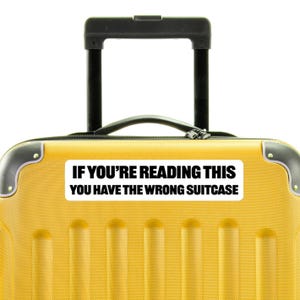 Falscher Koffer-Aufkleber Gepäck-Aufkleber Lustiges Geschenk für Reisende Flugzeug-Aufkleber für Reise-langlebig Vinyl-Aufkleber Reise-Zubehör für Tasche