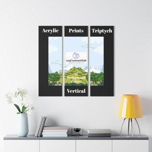 3 piece Custom Acrylic Prints |  Custom Acrylic Gifts | Personalized Acrylic gift | Wall Art | Modern home decor (Triptych)