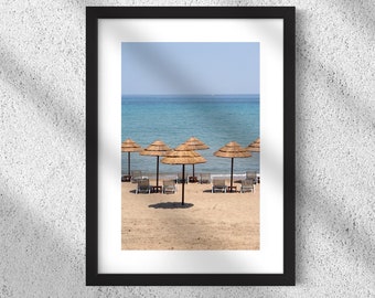 Beach Umbrellas, Zante - Digital Download Photograph