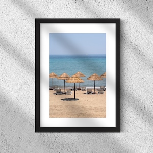 Beach Umbrellas, Zante - Digital Download Photograph
