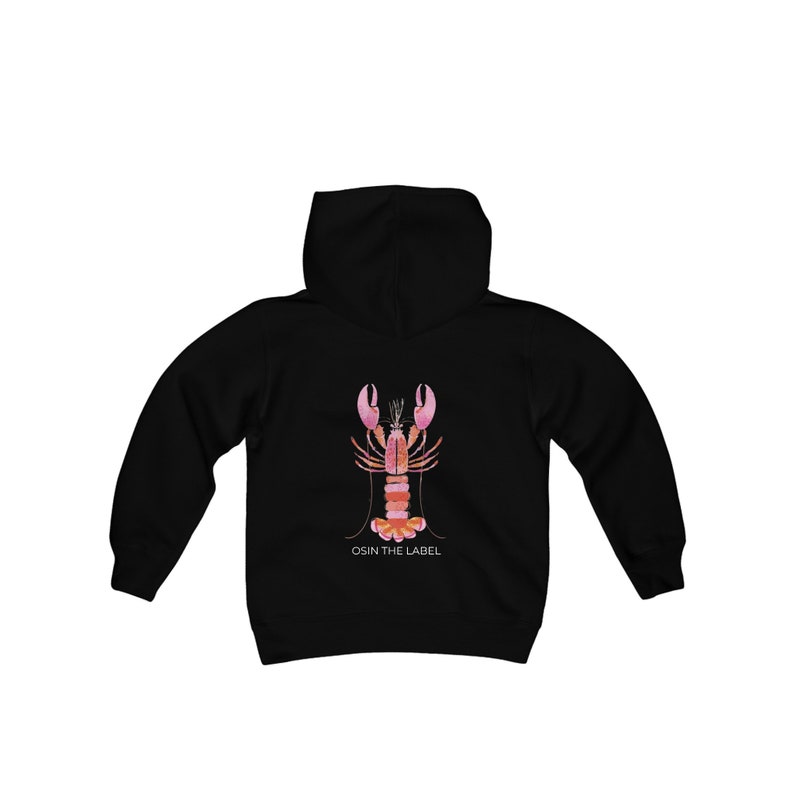 Pink Lobster Hoodie afbeelding 4