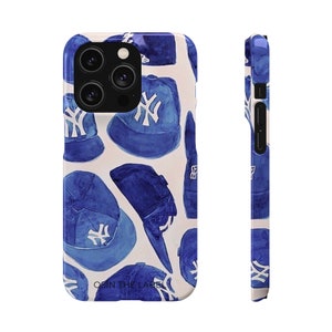 Blue NY Cap Phone Case afbeelding 1