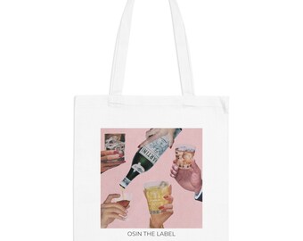 Pink Drinks Tote Bag