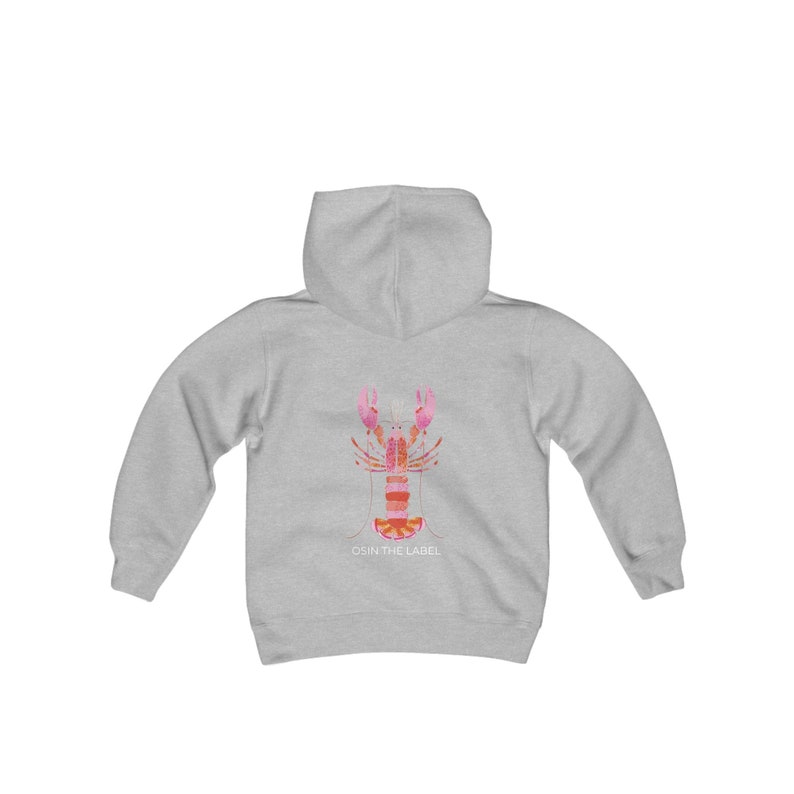 Pink Lobster Hoodie afbeelding 2