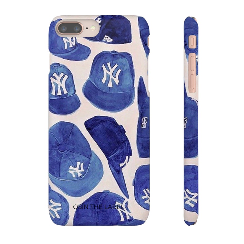 Blue NY Cap Phone Case afbeelding 5