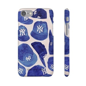 Blue NY Cap Phone Case afbeelding 9