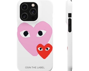 Pink & Red Heart Phone Case