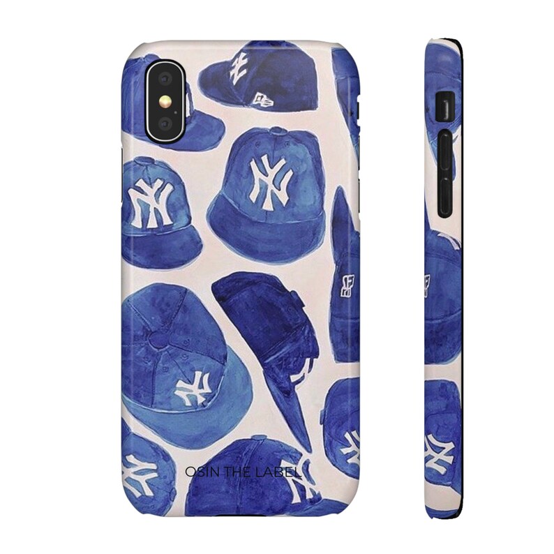 Blue NY Cap Phone Case afbeelding 6