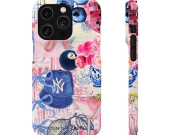 Pink & Blue Collage Phone Case