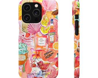 Pink & Peach Summer Collage Phone Case