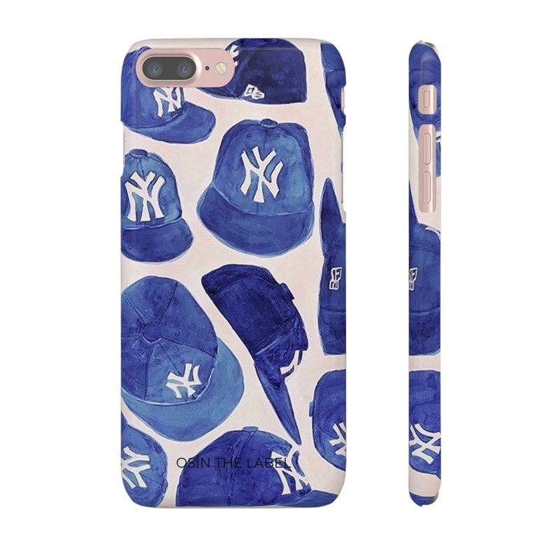 Blue NY Cap Phone Case afbeelding 10