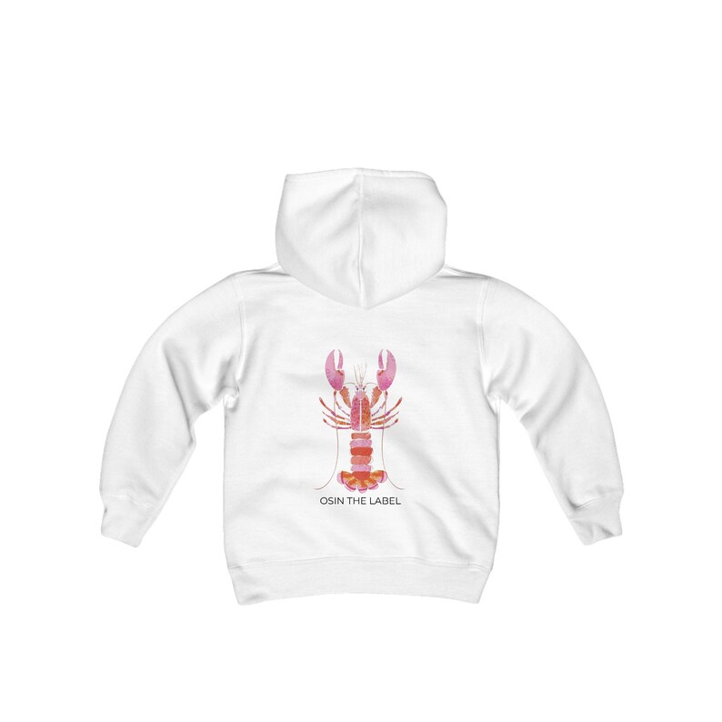 Pink Lobster Hoodie afbeelding 3