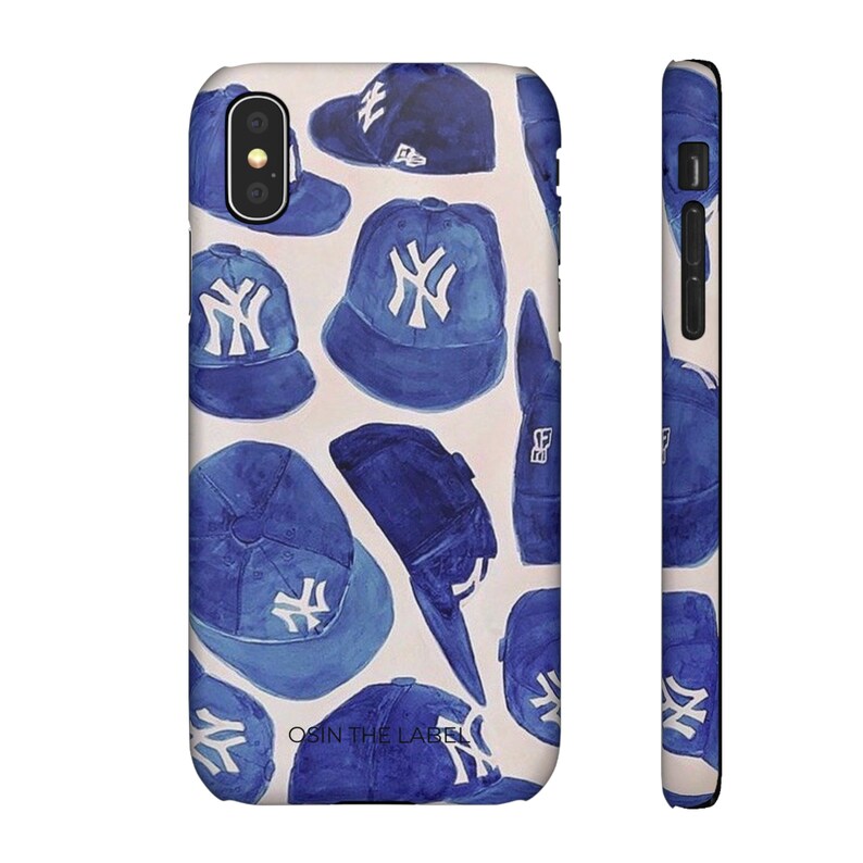 Blue NY Cap Phone Case afbeelding 7