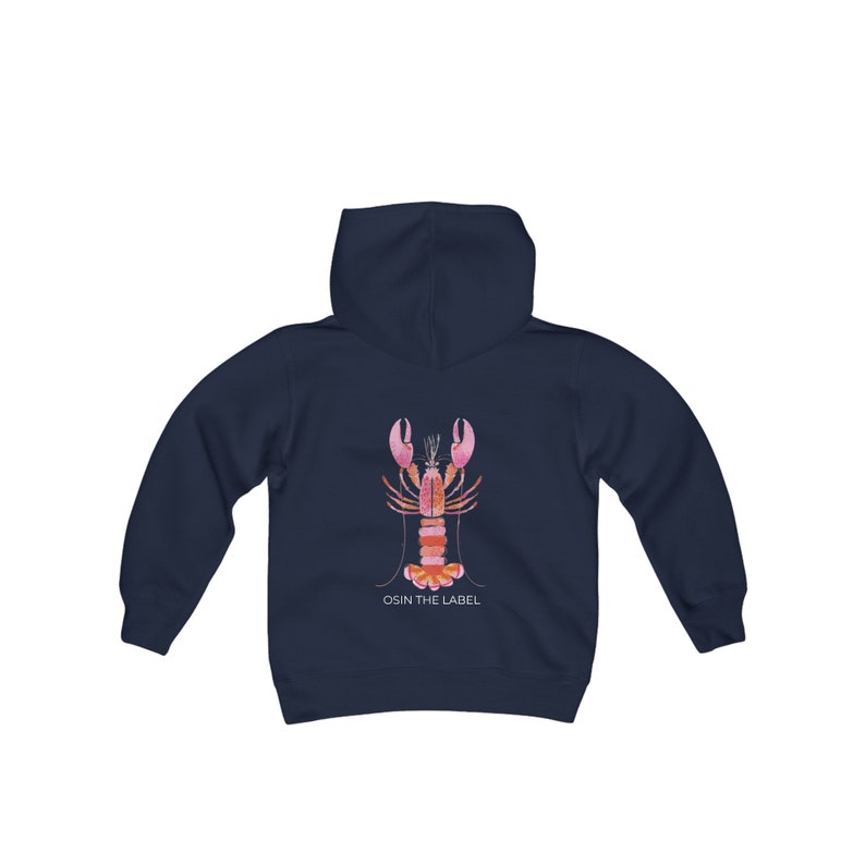 Pink Lobster Hoodie afbeelding 1