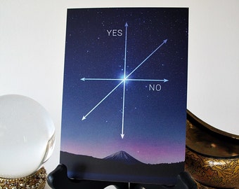 Yes/No Pendulum Board featuring Mount Fuji in Japan