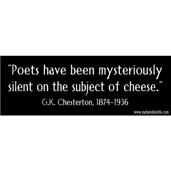 Bumper Sticker: G.K. Chesterton Quote