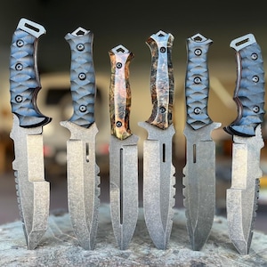 bushcraft knife , handmade knife