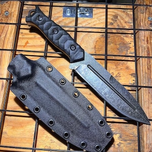 bushcraft camping machete , bushcraft knife, special steel knife for survival, quality steel knife suitable for daily use, customizable special design , handmade knife with leather sheath , leather gift,handmade leather gift, camping gift for lover,
