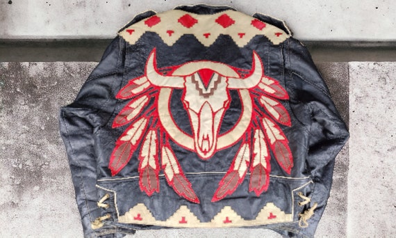 ー品販売  Jacket Leather 80's Volcano Vintage RARE Made Etsy - Hoss IRA by ジャケット・アウター
