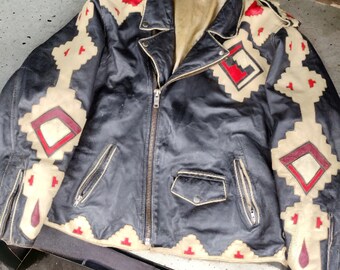 Vatos Locos El Radial ジャケット #アメカジ #バイカー RARE Vintage Volcano 80's Leather Jacket Made by IRA Hoss - Etsy