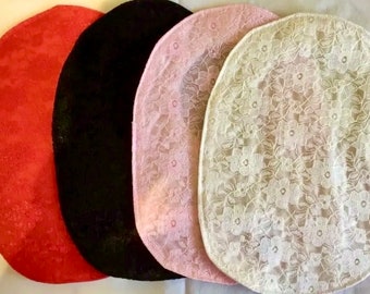 Ostomy, Ileostomy, Colostomy Fabric Stoma Cover Lace VARIETY of Colours