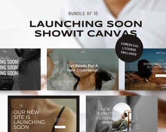 Coming Soon Showit Templates, Commercial License Showit, Lead Magnet Page Add-On, Launching Soon Showit, Lead Magnet Showit Template, Opt In