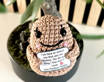 Positive Potato Motivation Emotional Support Geschenk Glücksbringer