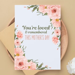 Tarjeta de felicitación para el Día de la Madre que intenta concebir, regalo para madres en duelo por infertilidad, difícil y difícil camino de la FIV, simpatía por el Día de la Madre, tratando de concebir