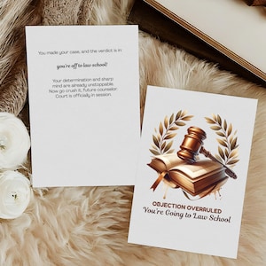 Cartão de felicitações para futuros advogados, presente para estudantes de graduação em direito, presente para advogados de direito, cartão para profissionais do direito, presente para o exame da OAB em pós-graduação em direito