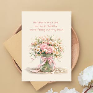 Reconciliation Love Card, Difficult Relationship Card, Forgiveness Greeting Card, Emotional Healing Card, Reconnection Complicated Love Card