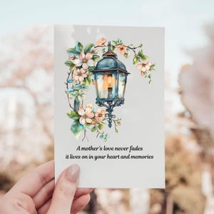 Tarjeta difícil para el Día de la Madre, Tarjeta difícil para el Día de la Madre, Tarjeta de felicitación para un amigo en duelo, Pérdida de la madre, Tarjeta de condolencias por el duelo