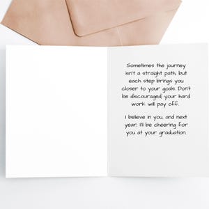 Non-graduate Graduation Card, Motivational Inspirational Graduation ...