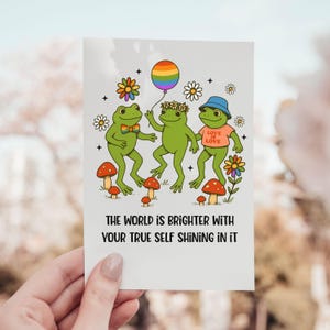 Tarjeta para un amigo LGBTQ+, tarjeta de felicitación del Mes del Orgullo, tarjeta de apoyo LGBTQ+, tarjeta para una familia LGBTQ+, tarjeta para un aliado del orgullo, tarjeta para apoyar a una familia LGBTQ+