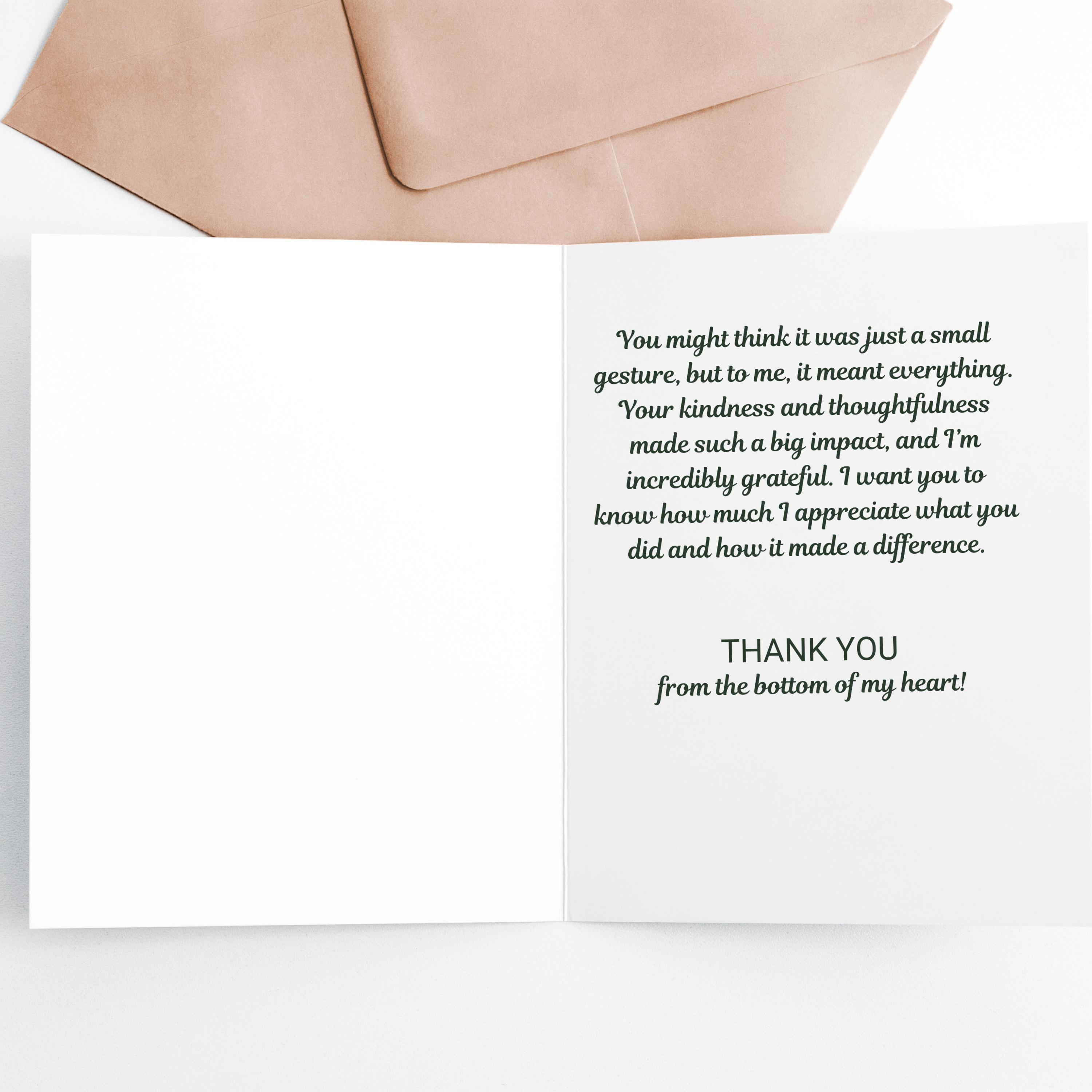 Biglietto di ringraziamento divertente con scritta in lingua inglese You Make Life a Lot Less Sh*tty, regalo di ringraziamento per amici, familiari, migliori amici, fidanzati, fratelli, sorelle