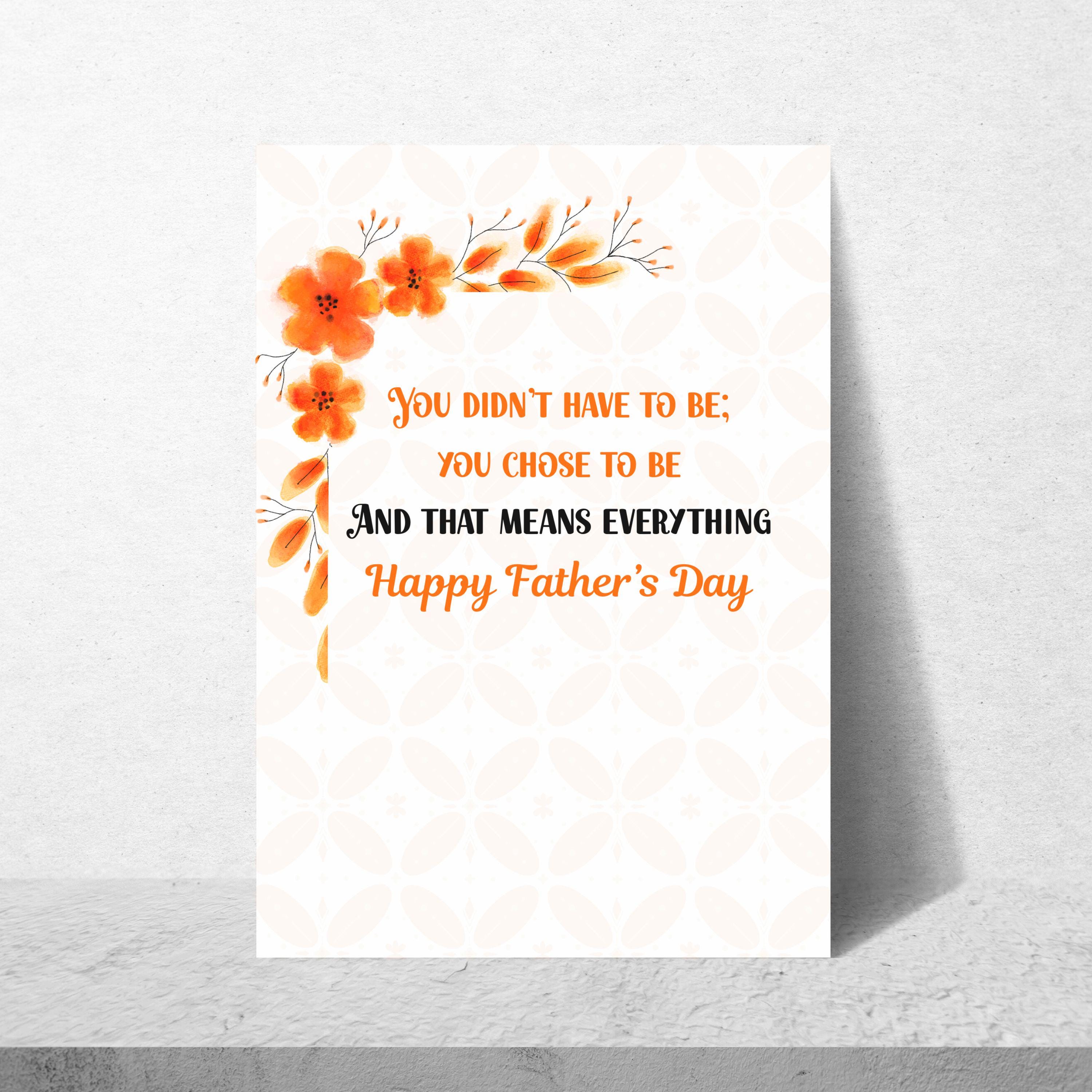 Father's Day Card for Stepdad, Handmade Father's Day for Mom's Husband ...
