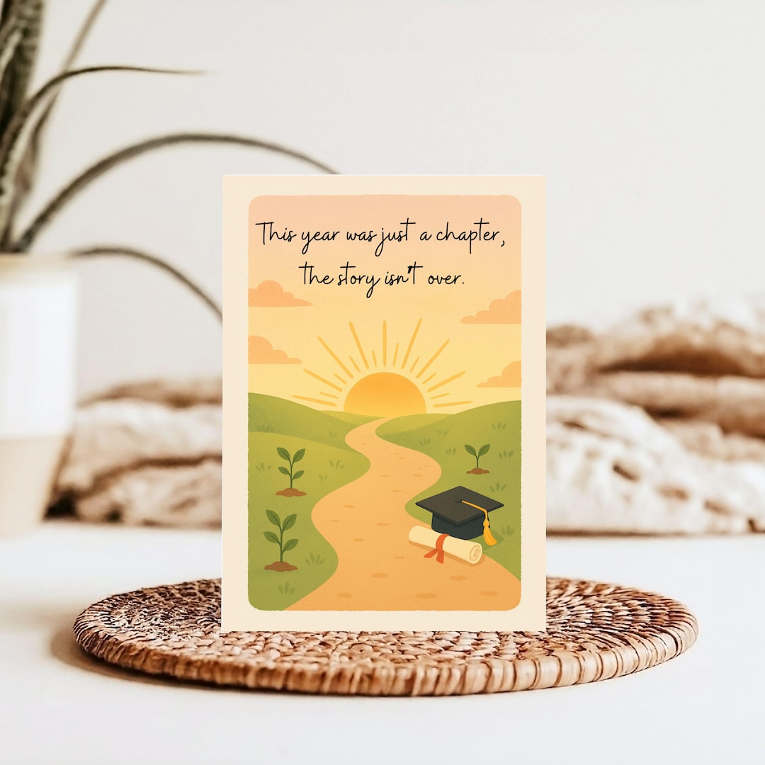 Student Not Graduating Card for Student Not Graduating, Non-graduate Graduation Card ...