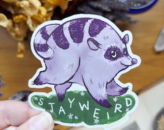 Vinyl Jimothy Stay Weird Sticker