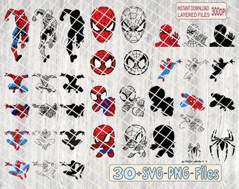 Digital Download Bundle With Outlines and Silhouettes Svg and Png, High Quality,  Instant Download
