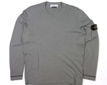 Stone Island Grey Knitted Jumper (S)