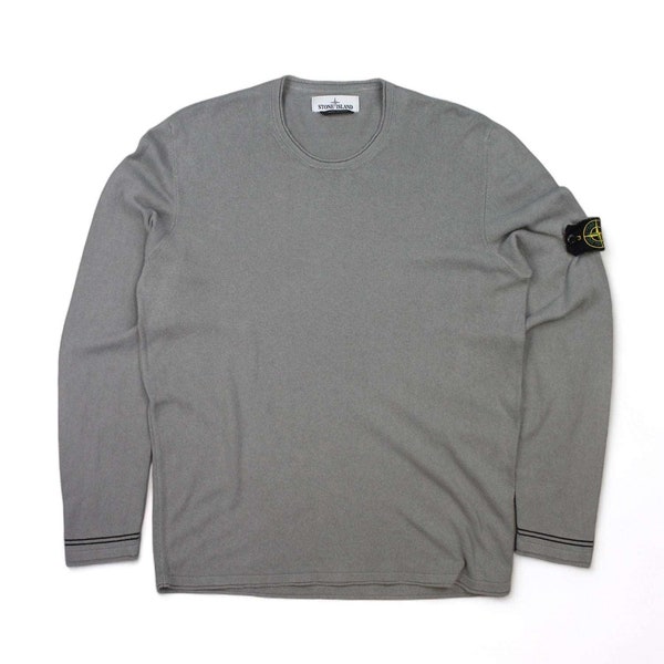 Stone Island Grey Knitted Jumper (S)