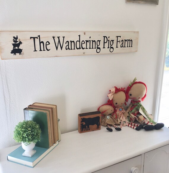 Custom Personalized Sign LARGE Farmstyle YOUR Farm or Family | Etsy