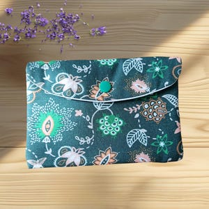 Gevoerde stoffen etui 17x11,5 cm – Opbergruimte voor orakels, tarotkaarten, stenen, kleine voorwerpen